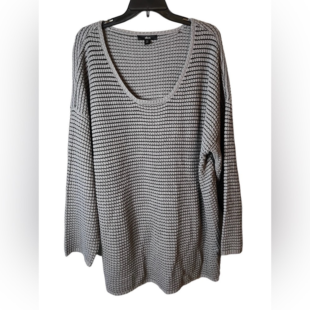 Ellis Women’s Knit Chunky Oversized Plus Size Sweater